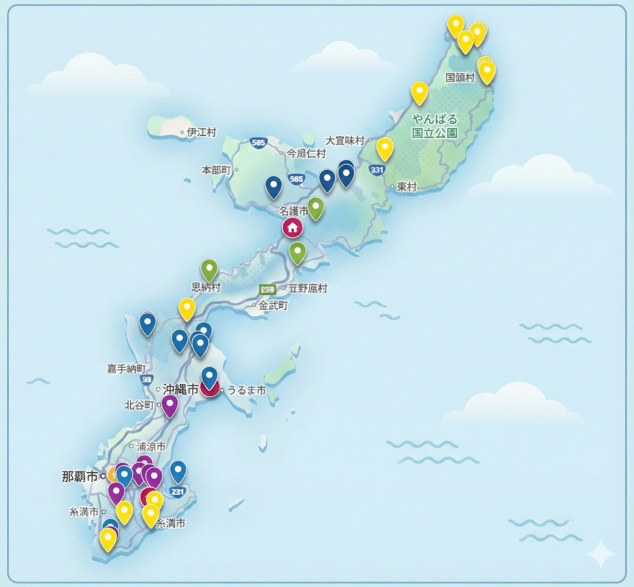 丸協農産 配達エリアマップ